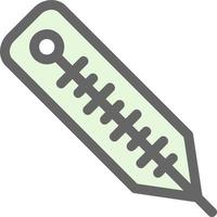 Thermometer Vector Icon Design