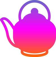 Teapot Vector Icon Design