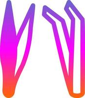 Tweezers Vector Icon Design