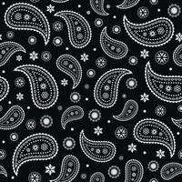 Seamless paisley pattern ornament  Bandana Print. Silk neck scarf or kerchief abstract  pattern design vector