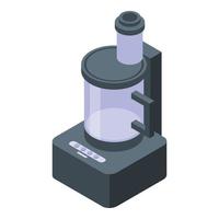 Home food processor icon, isometric style vector