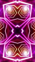 Purple Neon Motion Background Vj Loop. Vertical looped video