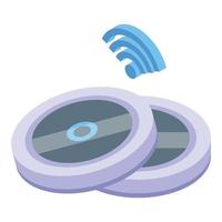 Modern tracker icon isometric vector. Smart digital vector