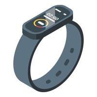 Fitness bracelet icon isometric vector. Smart digital vector