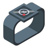 Fitness tracker icon isometric vector. Smart device vector