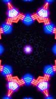 The concept of future energy reactors. on a science or technology theme. Kaleidoscope Vertical looped video
