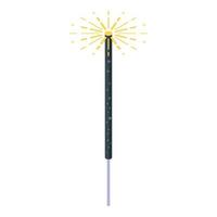 Light sparkler icon, isometric style vector