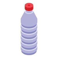Kerosene bottle icon isometric vector. Thermos lamp vector