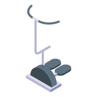 Fitness home equipment icon, isometric style vector