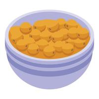 Protein berry icon, isometric style vector