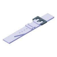 Watch strap icon isometric vector. Wrist belt. vector