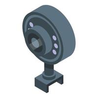 Web camera icon isometric vector. Computer video camera vector