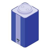 icono de altavoz inteligente vector isométrico. dispositivo de voz ai