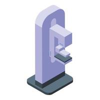 Mammography machine digital icon, isometric style vector