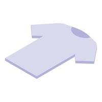 Tshirt donation icon, isometric style vector