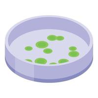 Lab antibiotic resistance icon, isometric style vector