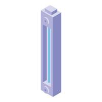 UV lamp bactericidal icon, isometric style vector