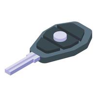 Smart key car buying icon, isometric style vector