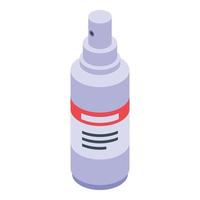 Disinfector spray icon, isometric style vector