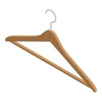 Clothes hanger icon, isometric style vector