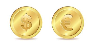Coin icon in flat style. Money stack vector illustration on white isolated background. Cash currency sign business concept.