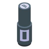 Nail gel icon, isometric style vector