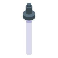 Essential oils pipette icon, isometric style vector