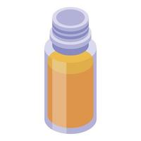 Potion essential oils icon, isometric style vector