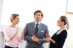 Business people having a conference photo