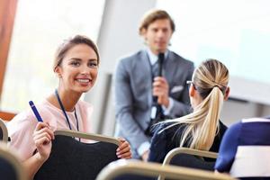 Business people having a conference photo