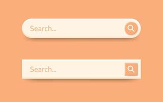 Search bar in flat style. Website address vector illustration on isolated background. Internet link sign business concept.