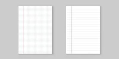 Notebook icon in flat style. Paper sheet vector illustration on isolated background. Page sign business concept.