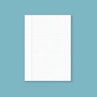 Notebook icon in flat style. Paper sheet vector illustration on isolated background. Page sign business concept.