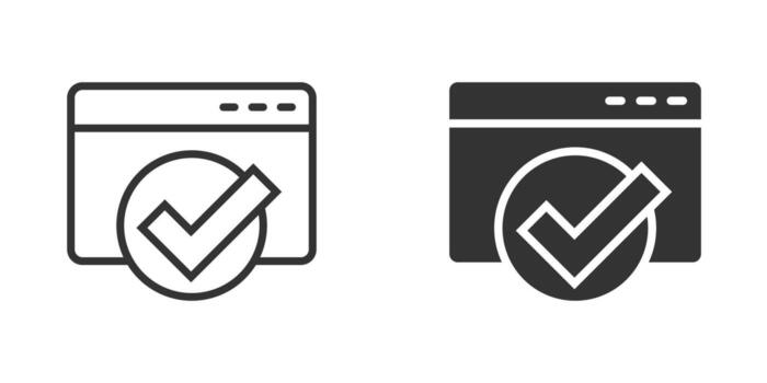 To do list icon in flat style. Document checklist vector illustration on white isolated background. Notepad check mark business concept.