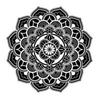 patrón de arte vectorial mandala. meditación, ilustración de adorno indio. vector