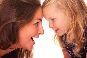 Mother and daughter photo