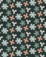 Abstract Shapes Seamless Organic Pattern vector