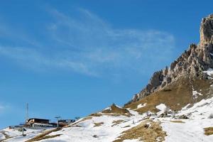 mountains and snow photo