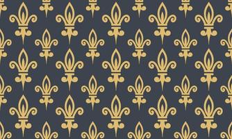 Damask Fleur de Lis pattern seamless vector background wallpaper Fleur de Lis pattern African Digital texture Design for print printable fabric saree border.