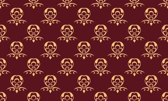 Damask Fleur de Lis seamless pattern vector seamless background wallpaper Fleur de Lis pattern Scandinavian Digital texture Design for print printable fabric saree border.