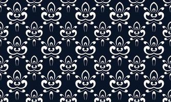 Damask Fleur de Lis pattern stencil vector seamless background wallpaper Fleur de Lis pattern Digital texture Design for print printable fabric saree border.