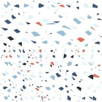 terrazzo tile pattern Terrazo flooring seamless surface pattern on a white background vector