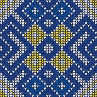 Very Beautiful Knitting patterns which yarn is manipulated to create a textile or fabric. It is used to create many types of garments. Often used for Scarf afghans Ravelry Lace vector