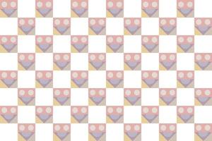 Checkered pattern, Aesthetic is surrounded on all four sides by a checker of a different colour. vector