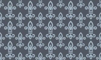 Damask Fleur de Lis pattern background vector seamless wallpaper Fleur de Lis pattern Digital texture Design for print printable fabric saree border.