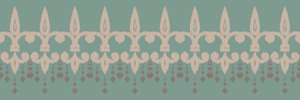 Ethnic ikat vector batik textile seamless pattern digital vector design for Print saree Kurti Borneo Fabric border brush symbols swatches party wear