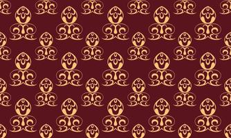 Damask Fleur de Lis seamless pattern vector background wallpaper Fleur de Lis pattern Scandinavian Digital texture Design for print printable fabric saree border.