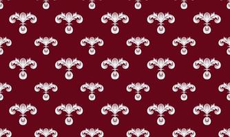 Damask Fleur de Lis background vector seamless pattern background wallpaper