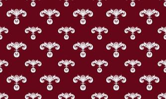 Damask Fleur de Lis background vector seamless pattern background wallpaper