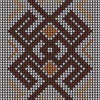 Top knitting patterns which yarn is manipulated to create a textile or fabric. It is used to create many types of garments. Often used for Scarf afghans Ravelry Lace vector